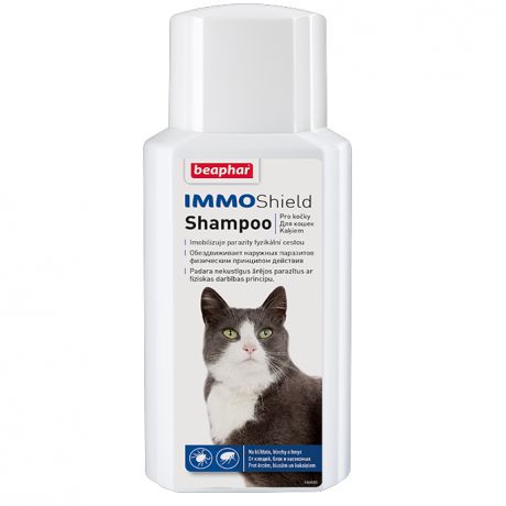 Шампунь Beaphar Immo Shield Shampoo от паразитов для кошек 200мл