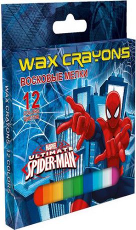 Восковые мелки, 12 цветов, диаметр 10 мм. Spider-man Classic SMCB-US1-2012B