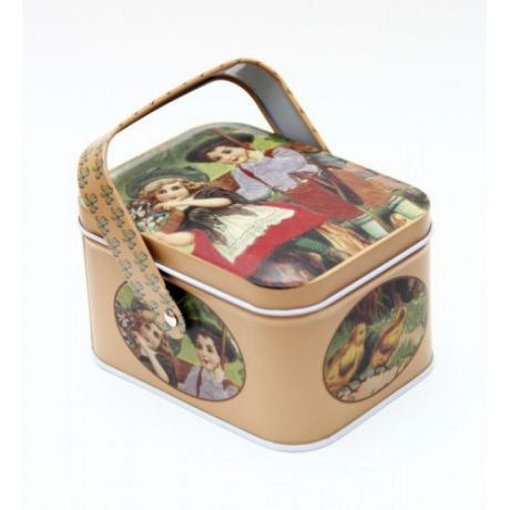 Сувенир Феникс Коробка для безделушек и мелочей Дети (10,5*8*6см, метал.),37451