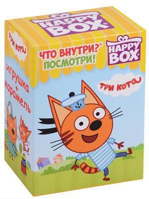 Коллекционный набор (игрушка +карамель) Три кота Happy Box, 18г