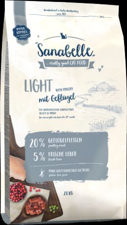 Сухой корм Sanabelle Light для кошек с избыточным весом (10 кг, )