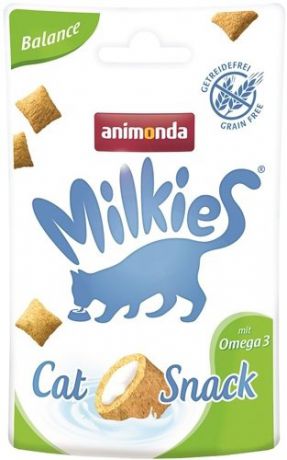 Лакомство Milkies Balance Omega 3 для поддержания здоровья суставов и связок для кошек (30 г)