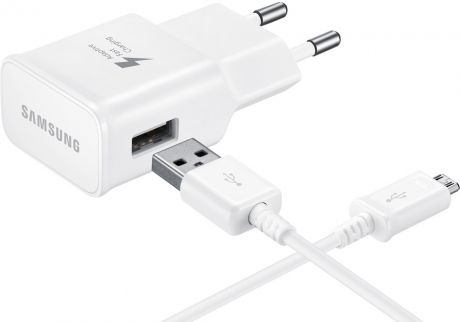 СЗУ Samsung USB 2A c microUSB-USB кабелем EP-TA20EWEUGRU White