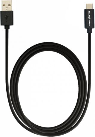 Дата-кабель Smarterra STR-TC001 USB type-C Black