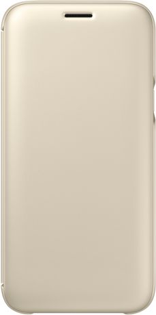 Чехол-книжка Samsung Wallet Cover для Galaxy J5 2017 Gold (EF-WJ530CFEGRU)