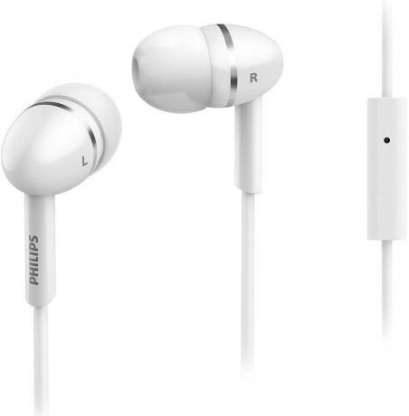 Наушники с микрофоном Philips SHE1455BK/10 White