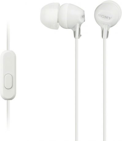 Наушники с микрофоном Sony MDR-EX15AP White