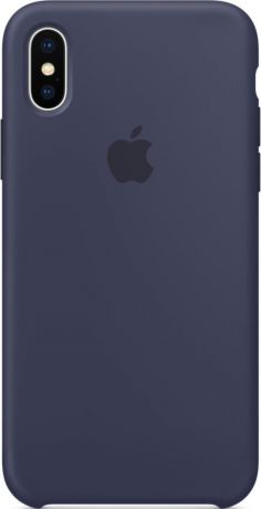 Клип-кейс Apple iPhone X силиконовый Dark Blue