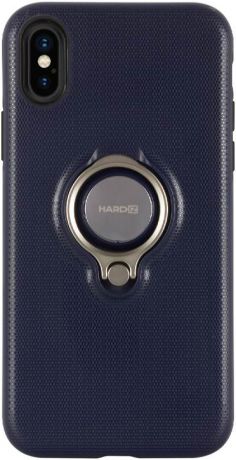 Клип-кейс Hardiz Apple iPhone X с кольцом Blue