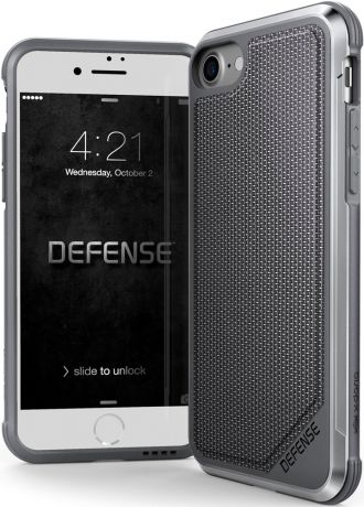 Клип-кейс X-Doria Apple iPhone 8/7 сафьяно Grey