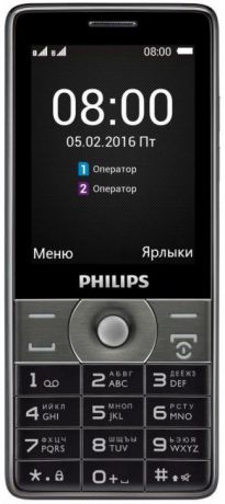 Мобильный телефон Philips Xenium E570 Black