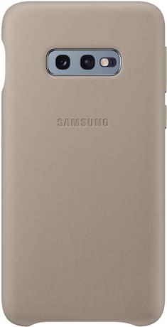 Клип-кейс Samsung Galaxy S10e EF-VG970L кожа Grey