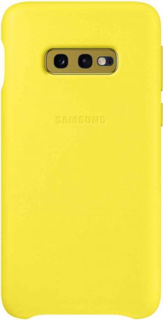 Клип-кейс Samsung Galaxy S10e EF-VG970L кожа Yellow