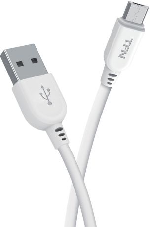 Дата-кабель TFN USB-micro USB White