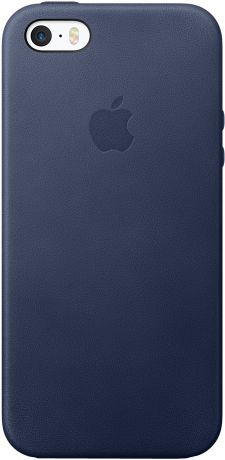 Клип-кейс Apple для iPhone SE кожаный Dark Blue MMHG2ZM/A