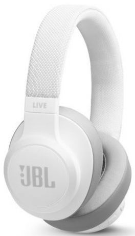 Наушники JBL Bluetooth LIVE500BTBLK накладные White
