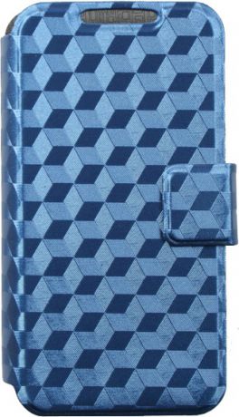 Чехол-книжка OxyFashion SlideUP Cube универсальный размер S 3,5-4,3" blue