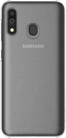 Клип-кейс WITS Samsung Galaxy A30 GP-FPA305W Silver