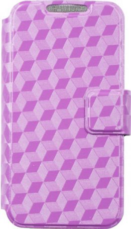Чехол-книжка OxyFashion SlideUP Cube универсальный размер S 3,5-4,3" purple