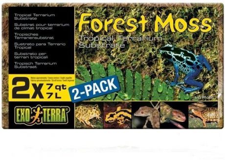 Грунт Exo Terra Forest Moss для террариума (2x7 л, )
