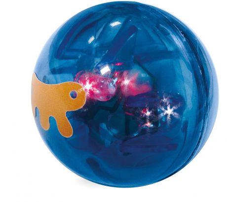 Мячик Ferplast PA 5205 с мигающими лампочками для кошек (4 см, Синий)