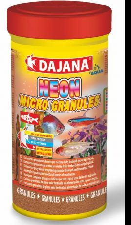 Корм Dajana Neon Miсro Granules гранулы для рыб (100 мл, 50 г)