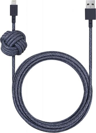 Native Union Night Cable Apple 8pin 3м (индиго)