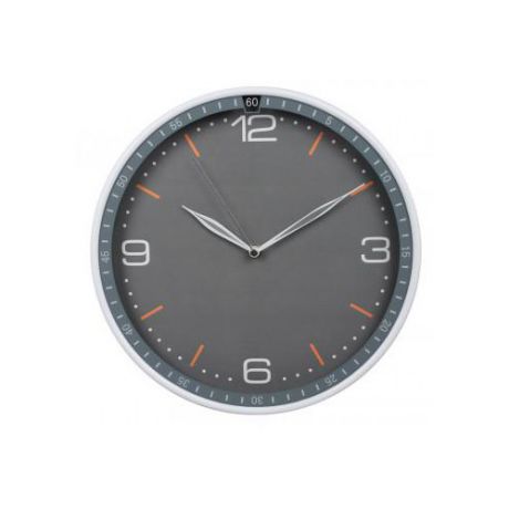 Настенные часы БЮРОКРАТ WallC-R06P, аналоговые, серый