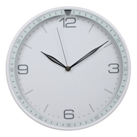 Настенные часы БЮРОКРАТ WallC-R06P, аналоговые, белый