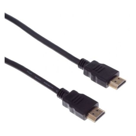Кабель аудио-видео BURO HDMI (m) - HDMI (m) , ver 2.0, 1м, GOLD черный [bhp hdmi 2.0-1]
