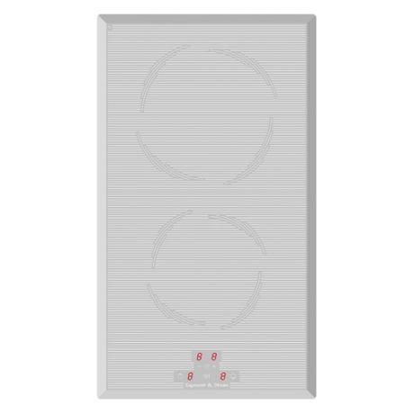 Индукционная варочная панель ZIGMUND & SHTAIN CIS 030.30, индукционная, независимая, белый