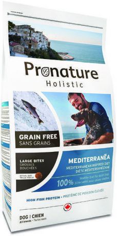 Сухой корм Pronature Holistic Grain Free Mediterranéa для собак (340 г, Мелкие крокеты)