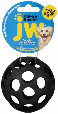 Игрушка JW Pet Hol-ee Bowler Dog Toys Small Мяч с круглыми отверстиями малый для собак