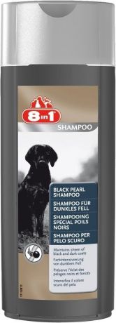 Шампунь 8 in1 Black Pearl Shampoo Черный жемчуг для собак темных окрасов 250 мл (250 мл, )