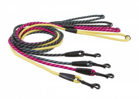 Поводок Hurtta Mountain Rope для собак (180 см х 11 мм, Черный)