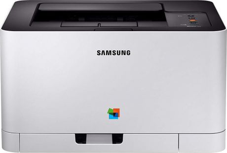 Принтер лазерный Samsung Color Laser SL-C430, SS229F, белый