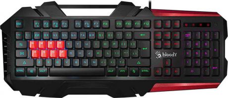 Игровая клавиатура A4Tech Bloody B3590R, черный, красный
