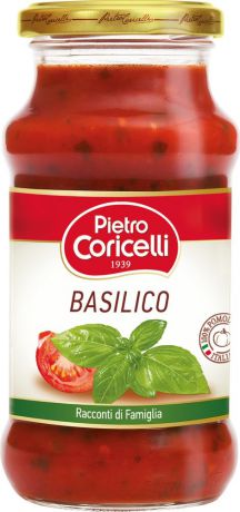 Соус для приготовления Pietro Coricelli С базиликом томатный, 350 мл