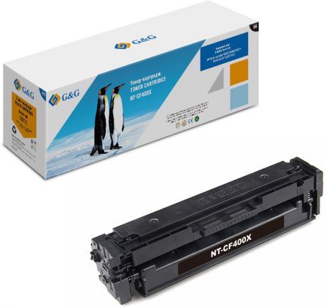 Картридж G&G NT-CF400X, черный, для лазерного принтера