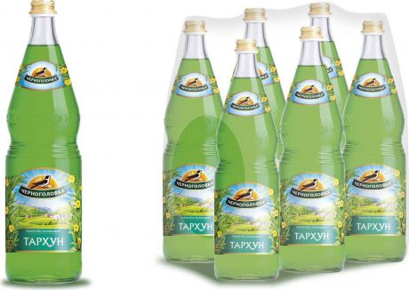 Лимонад Напитки из Черноголовки "Тархун", 6 шт по 1 л