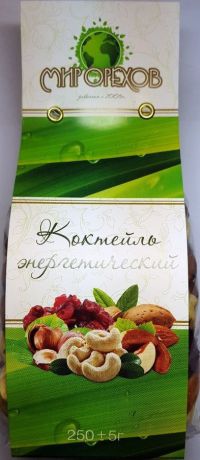 Смесь Мир орехов "Коктейль энергетический", 250 г