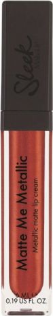 Блеск для губ Sleek MakeUP Matte Me Metallic Copperplate 1175, 6 мл