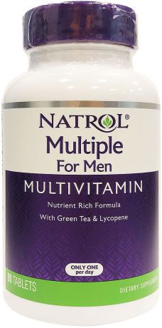 Витаминно-минеральные комплексы Natrol, для мужчин, 90 таблеток
