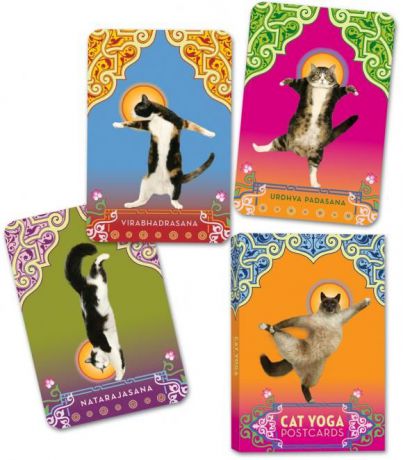 Cat Yoga: Postcards