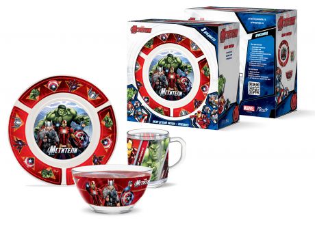 Набор детской посуды PrioritY / Marvel "Мстители"