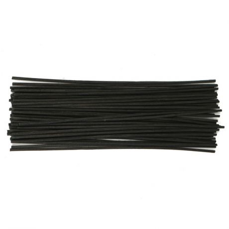 Палочки тростниковые для ароматического диффузора "VAN&MUN" Черные длина 19см, диаметр 3мм. 8 шт.