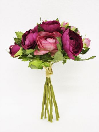 Искусственные цветы Coneko Букет ранункулусов 555246, 555246 AB4401, красный