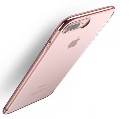 Чехол для сотового телефона Floveme для iPhone 8 (окантовка Rose Gold), розовый
