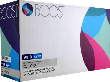 Boost CLT-C407S, Голубой тонер-картридж для Samsung CLP-320/CLP-325/CLX-3180/CLX-3185