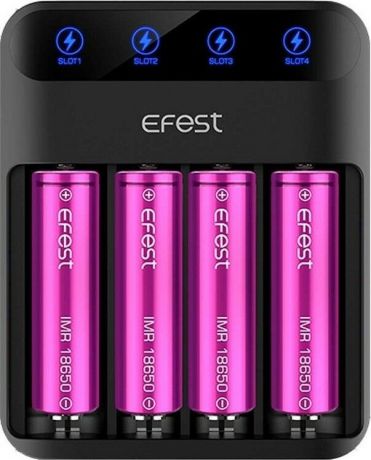 Зарядное устройство Efest Lush Q4 для аккумуляторов 18650, черный